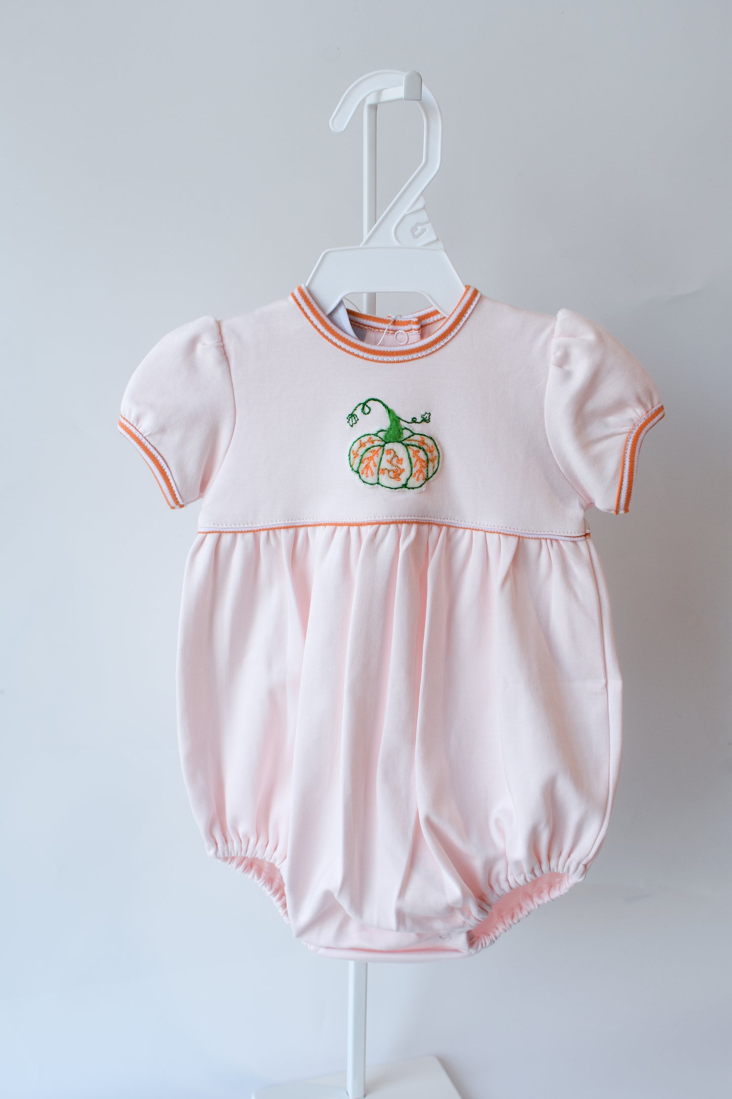 Pink Mini Pumpkin Puff Sleeve Bubble
