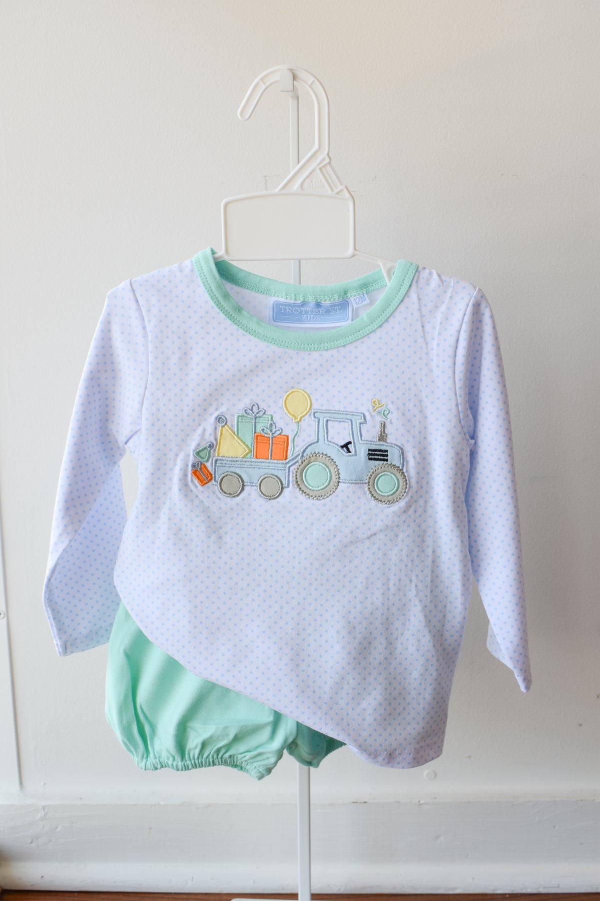Birthday Boy Knit Bloomer Set