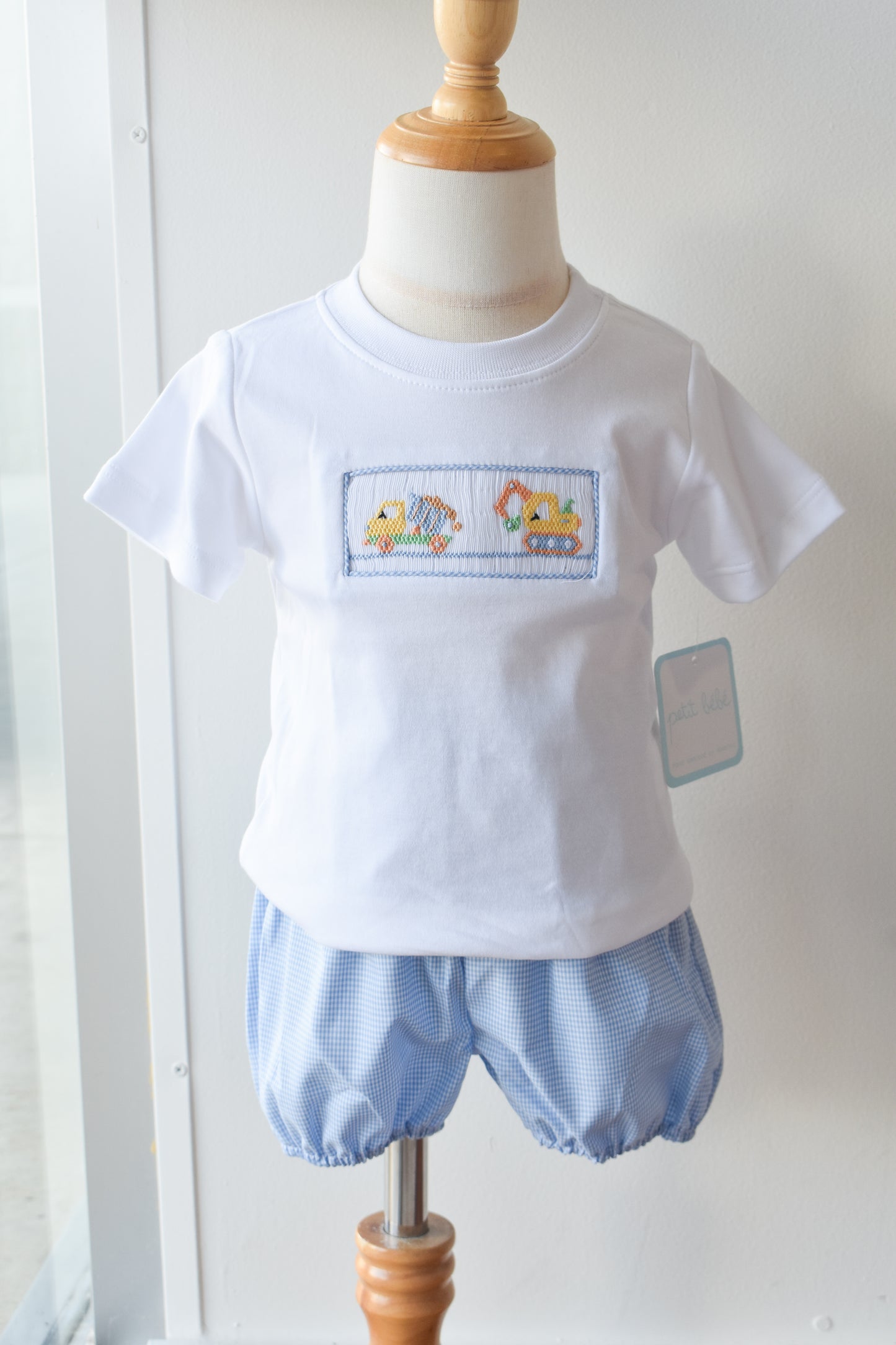 Little Loader Smocked Bloomer/Short Set