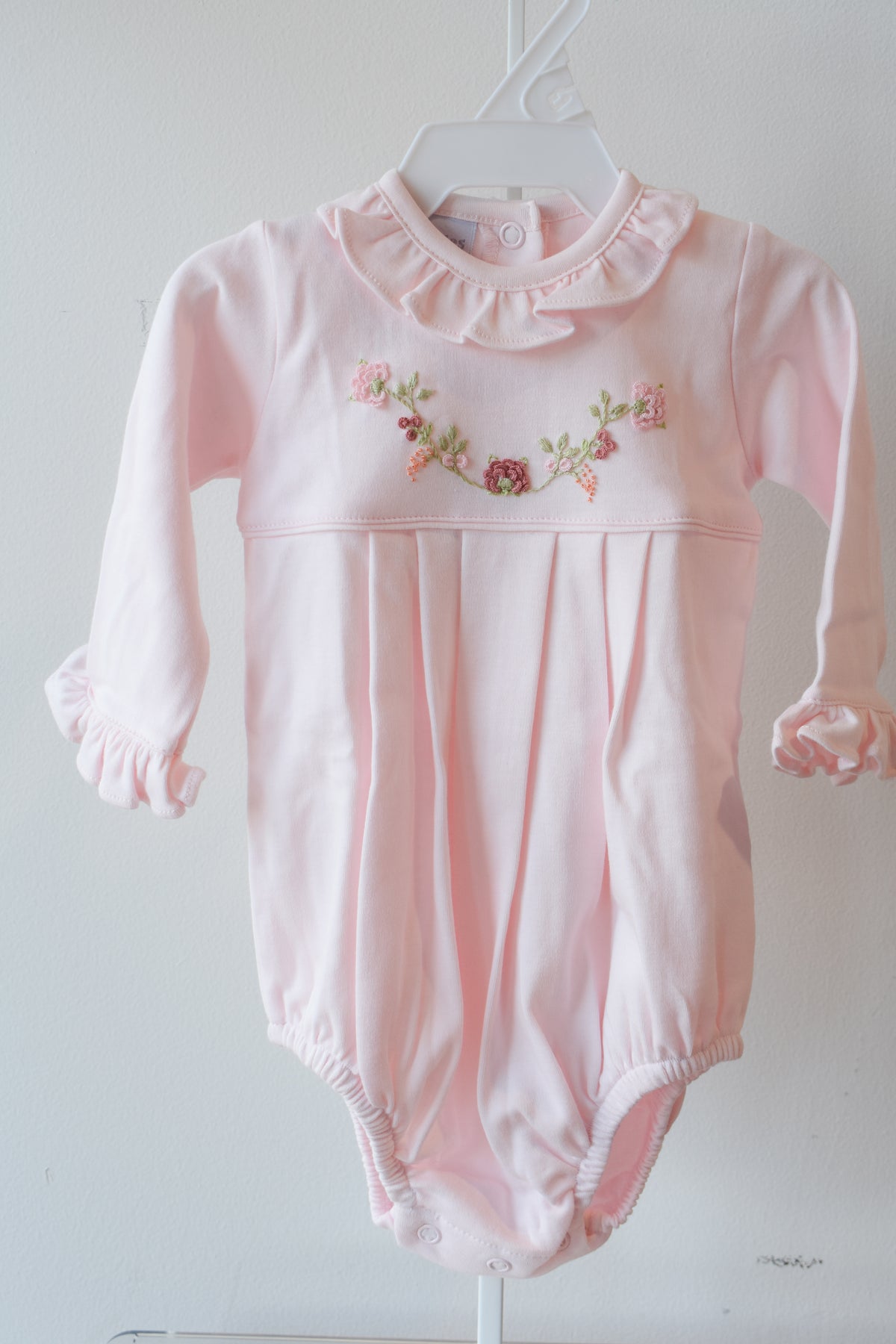 Fall Floral Vines Long Sleeve Ruffle Bubble