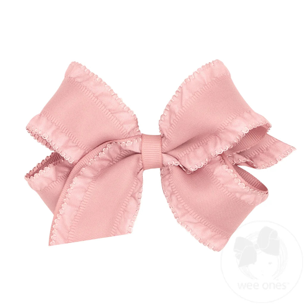 Medium Ruffle Overlay Bow