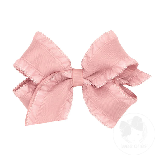 Medium Ruffle Overlay Bow