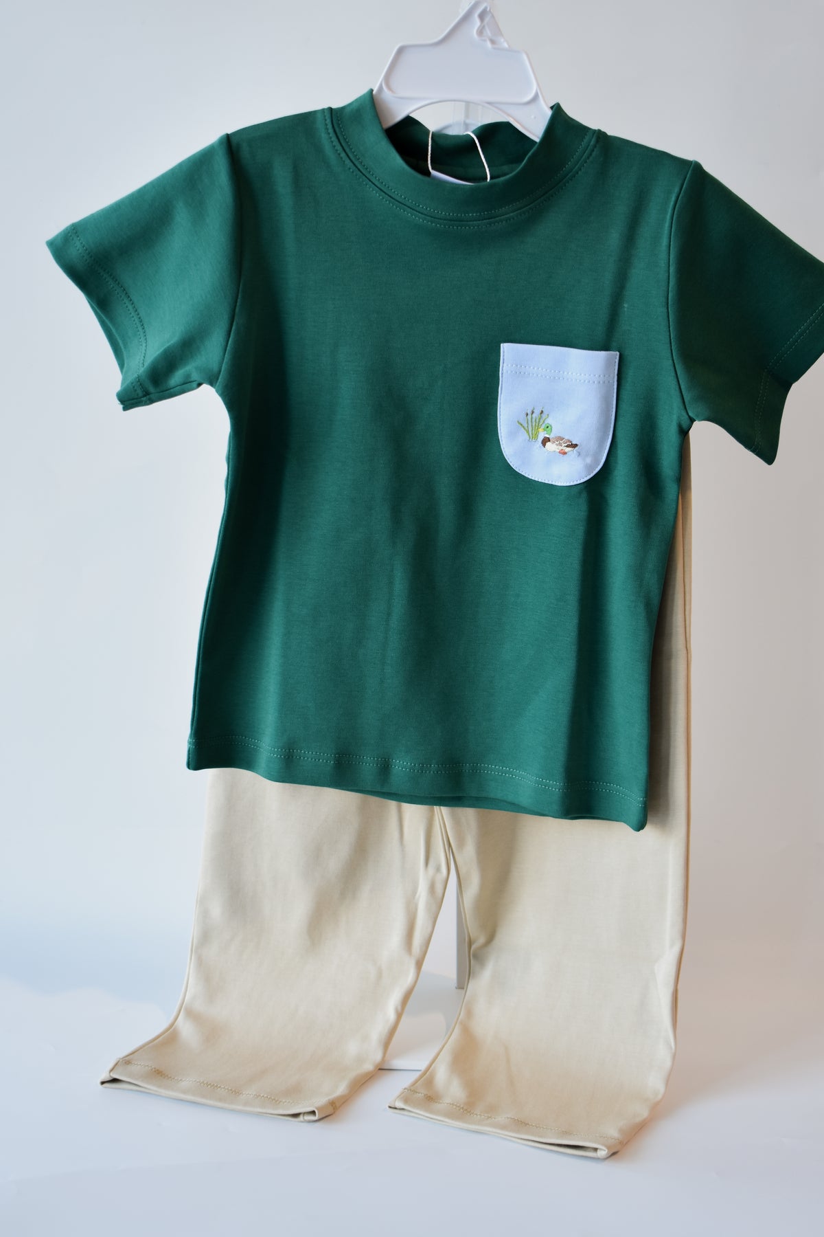 Mallards n Mini Cattails Short Sleeve Pant Set