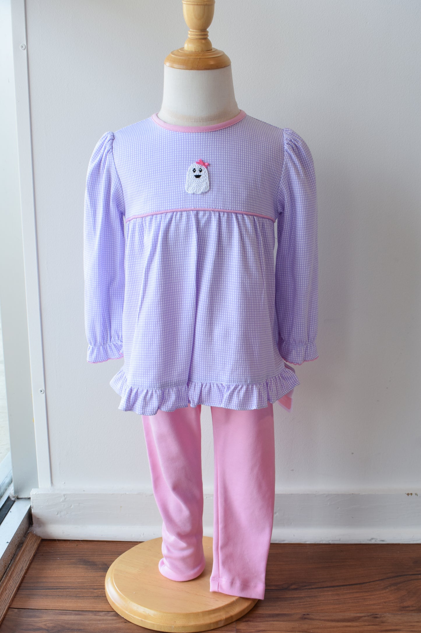 Girly Ghost Lavender Knit Legging Set