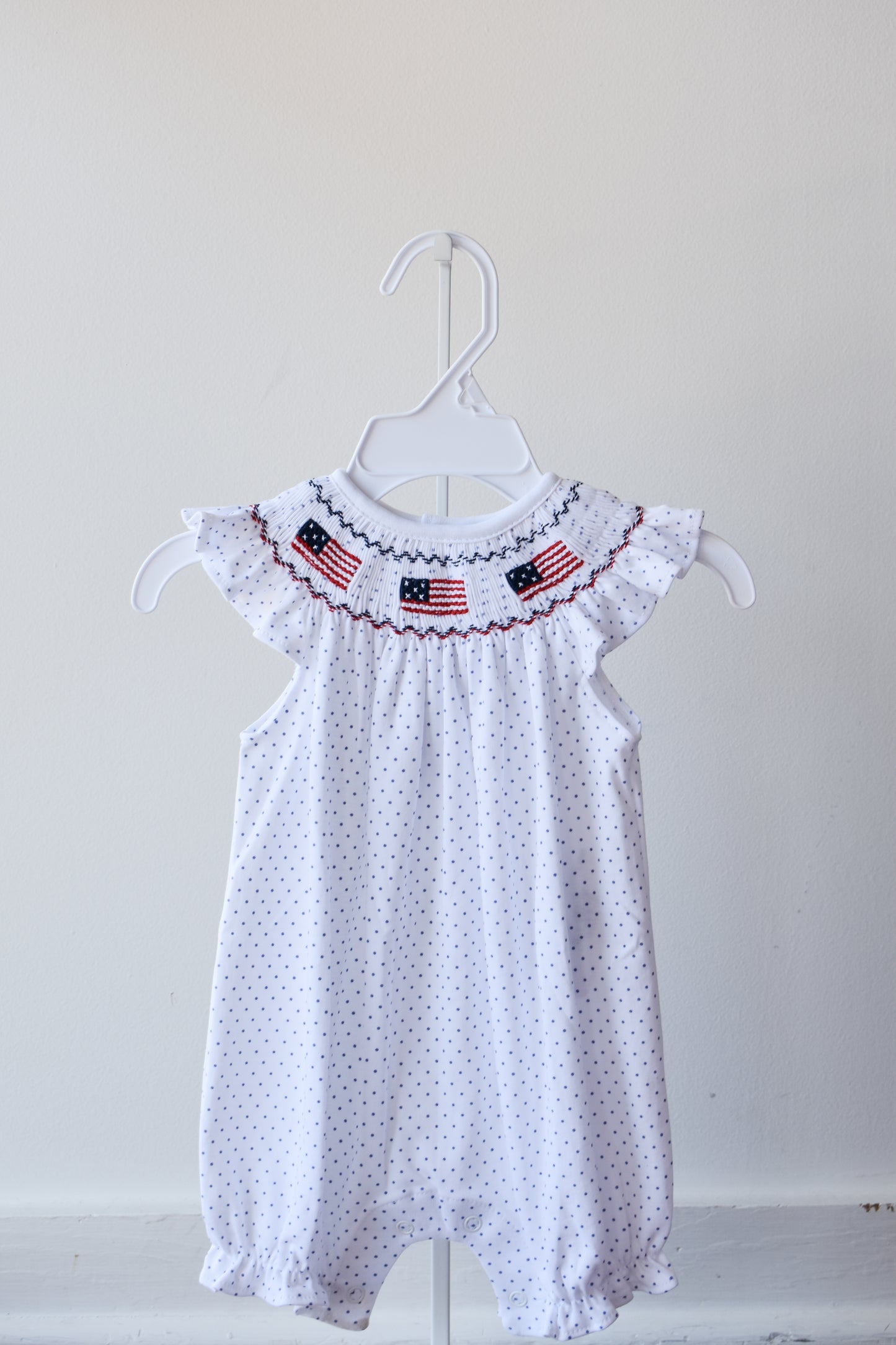 Flags n Fun Hand Smocked Dot Bubble