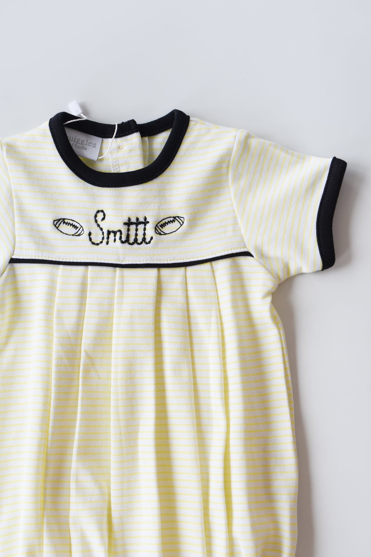 Smttt Football Embroidered Boy Bubble