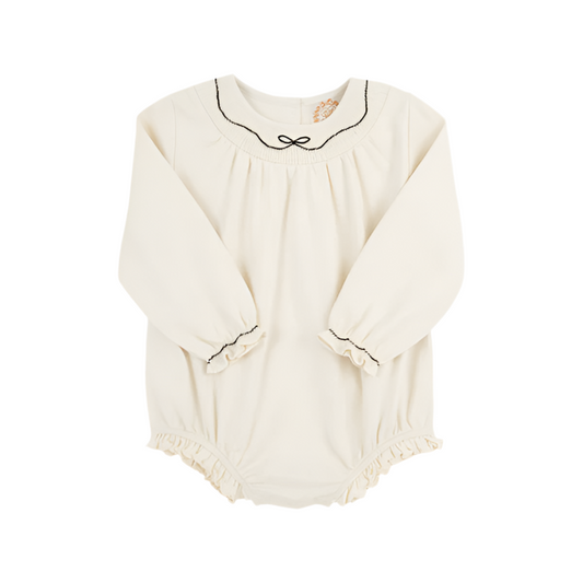 Long Sleeve Bridget Bow Bubble-Palmetto Pearl