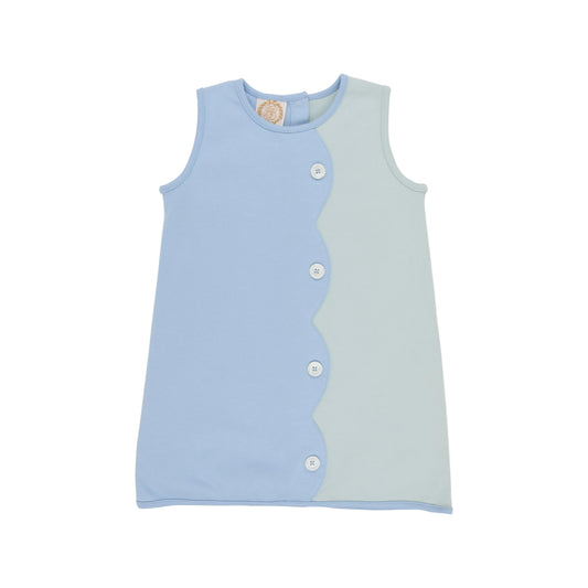 Kennedy Colorblock Knit Dress-Sarasota Sky/Greenwich