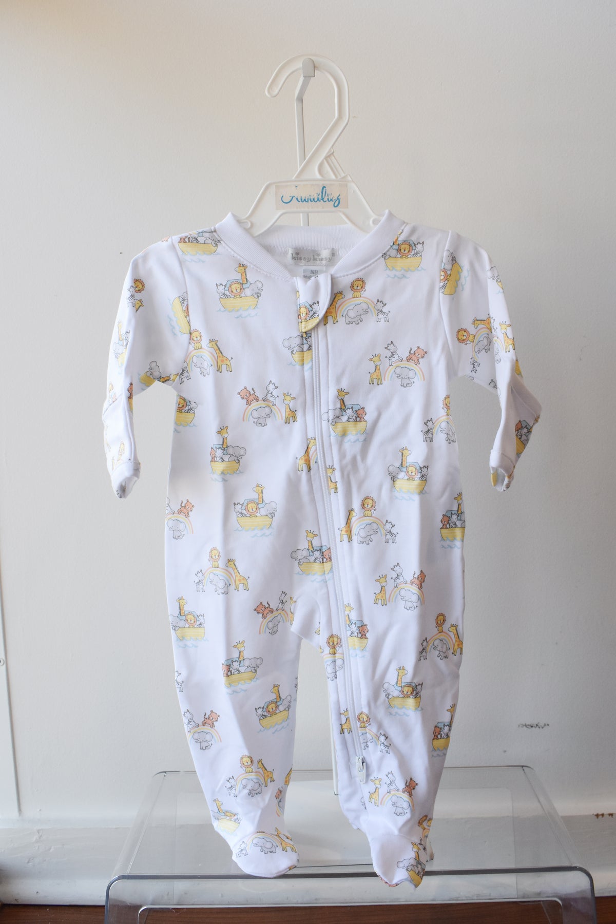 Noah's Journey Zipper Footie