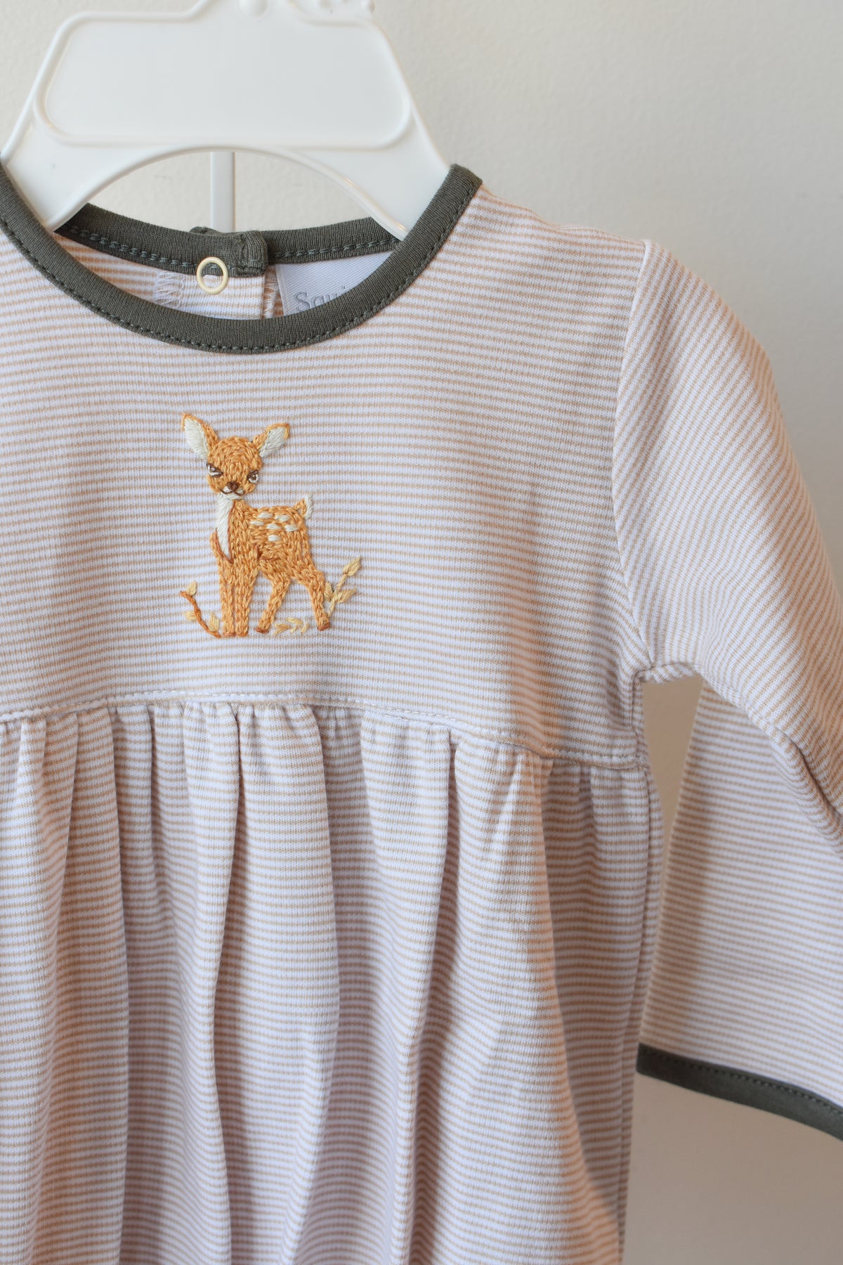 Fawning Around Mini Stripe Trim Bubble