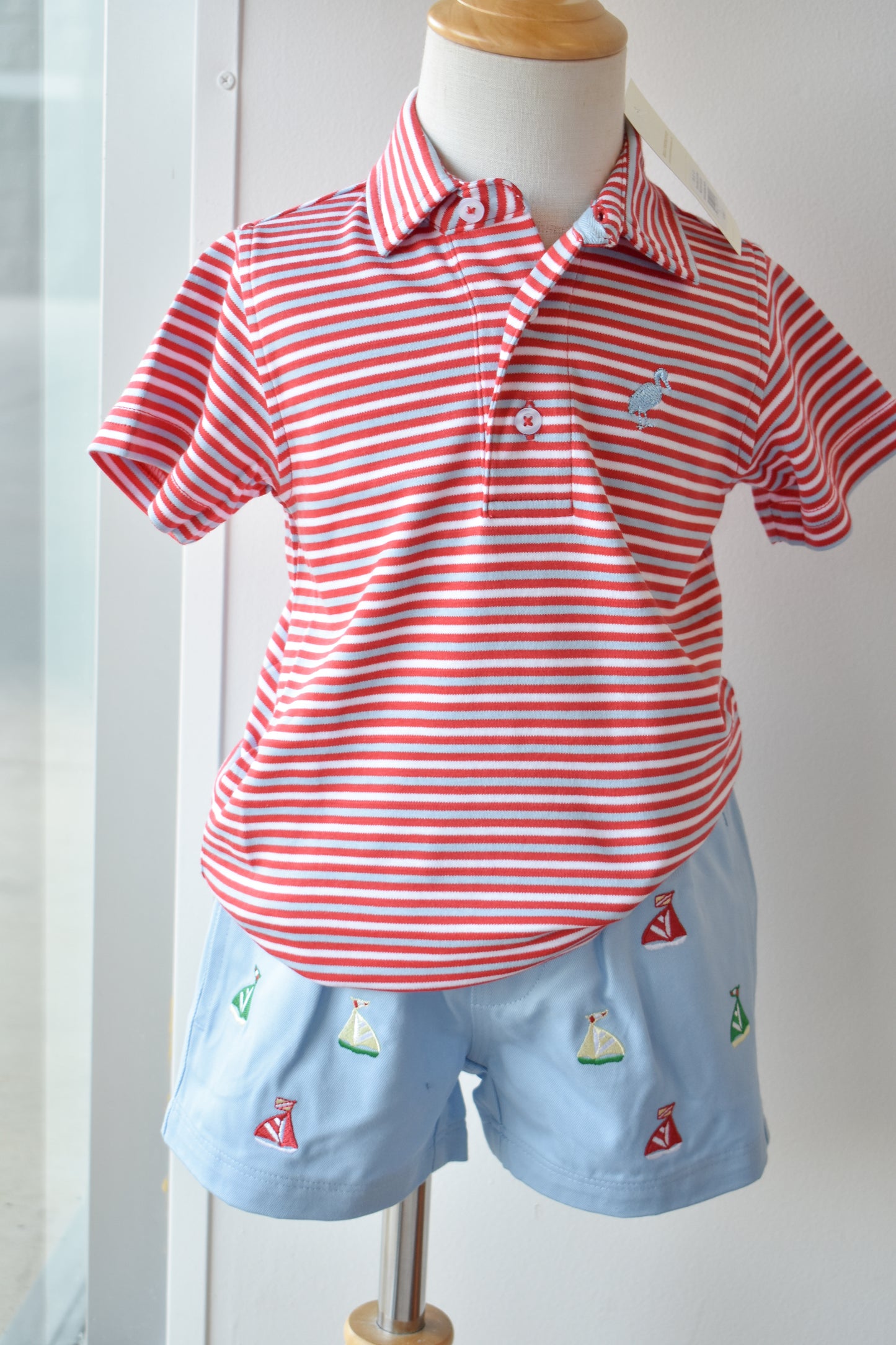 Prim and Proper Polo-Sumner County Stripe (Richmond/Beale St)