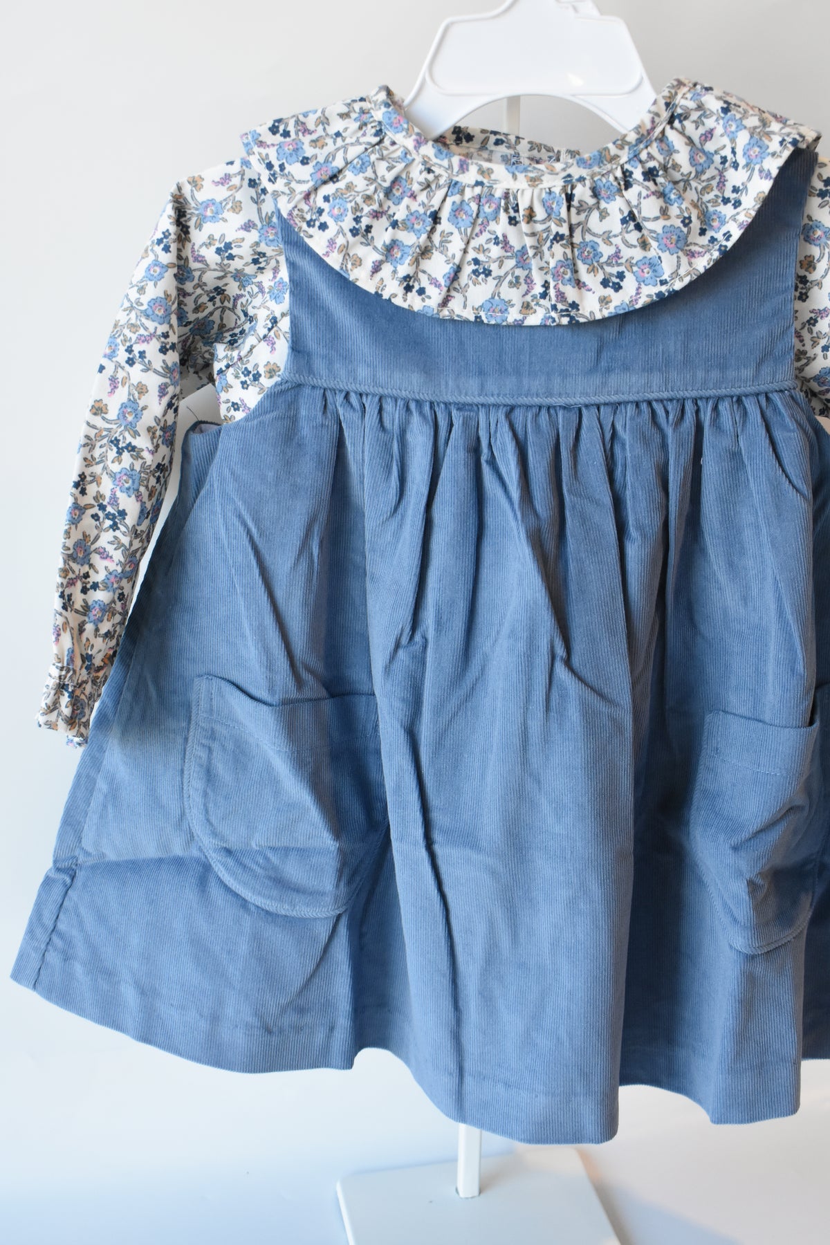 Stormy Blue Corduroy Madison Jumper