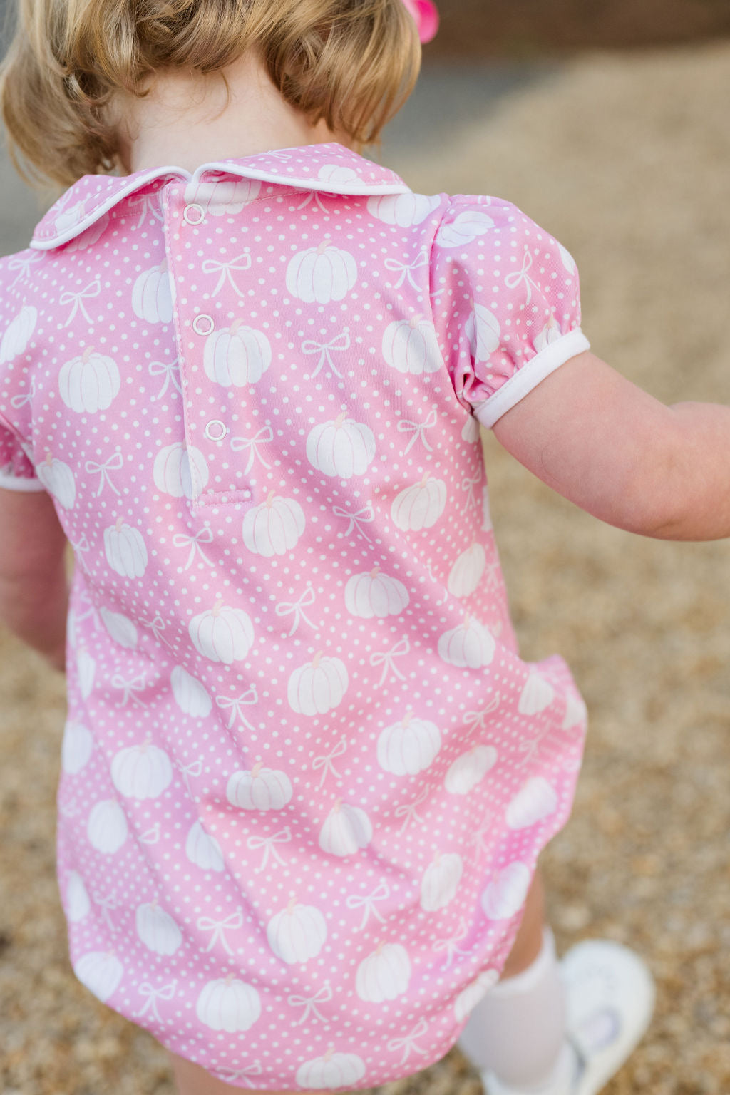Pink Patch Cutie-Piper Knit Bubble