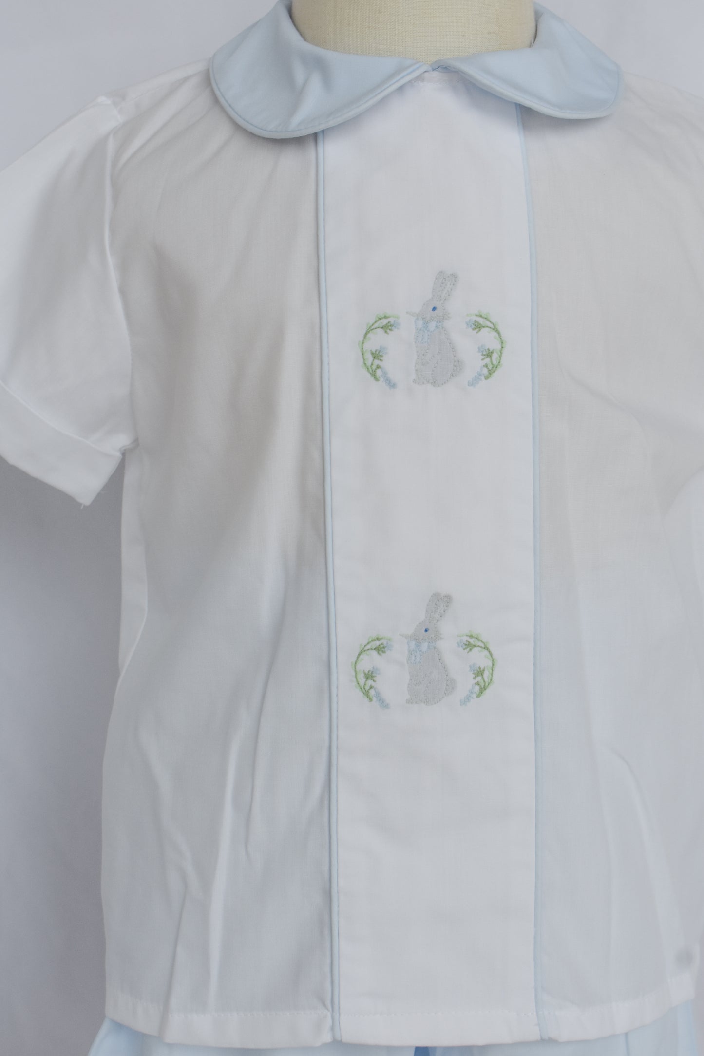 Oliver Rabbit Blue Dressy Short Set