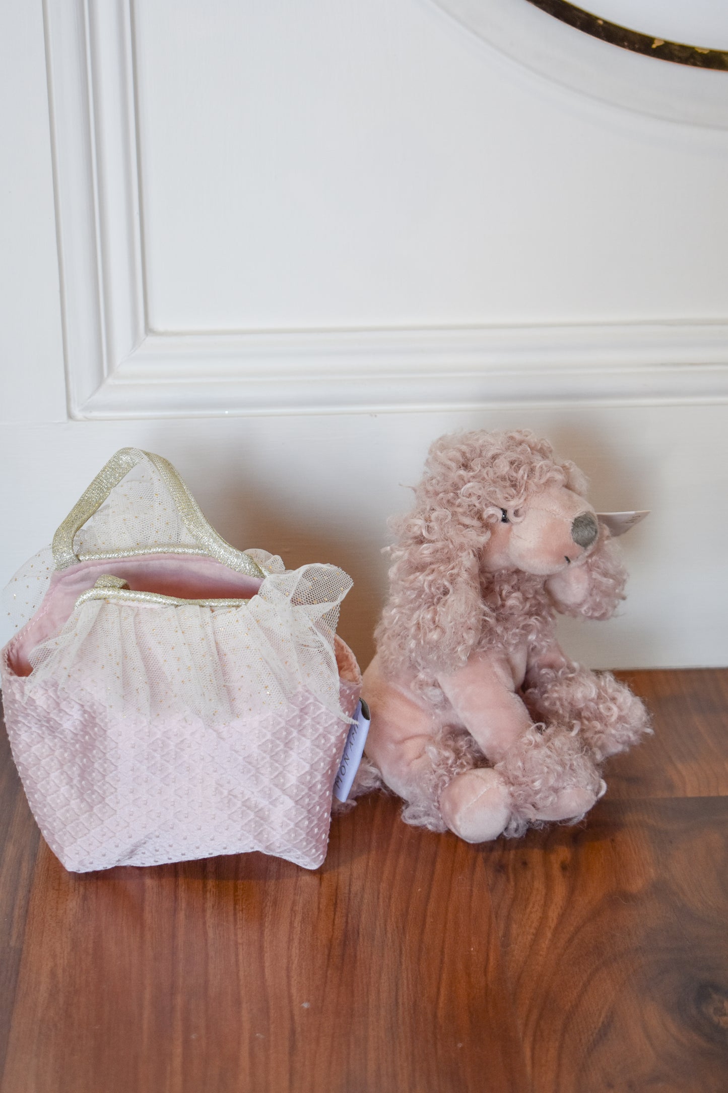 Pink Paris Poodle Plus Toy In Purse-Mon Ami