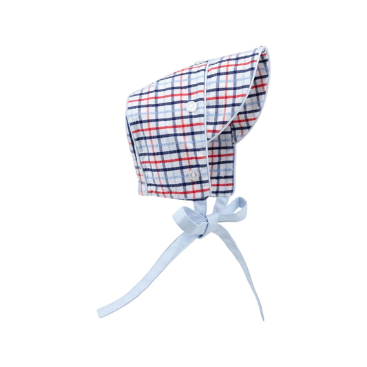 Barringer Bonnet-Pierce Mill Plaid Seersucker