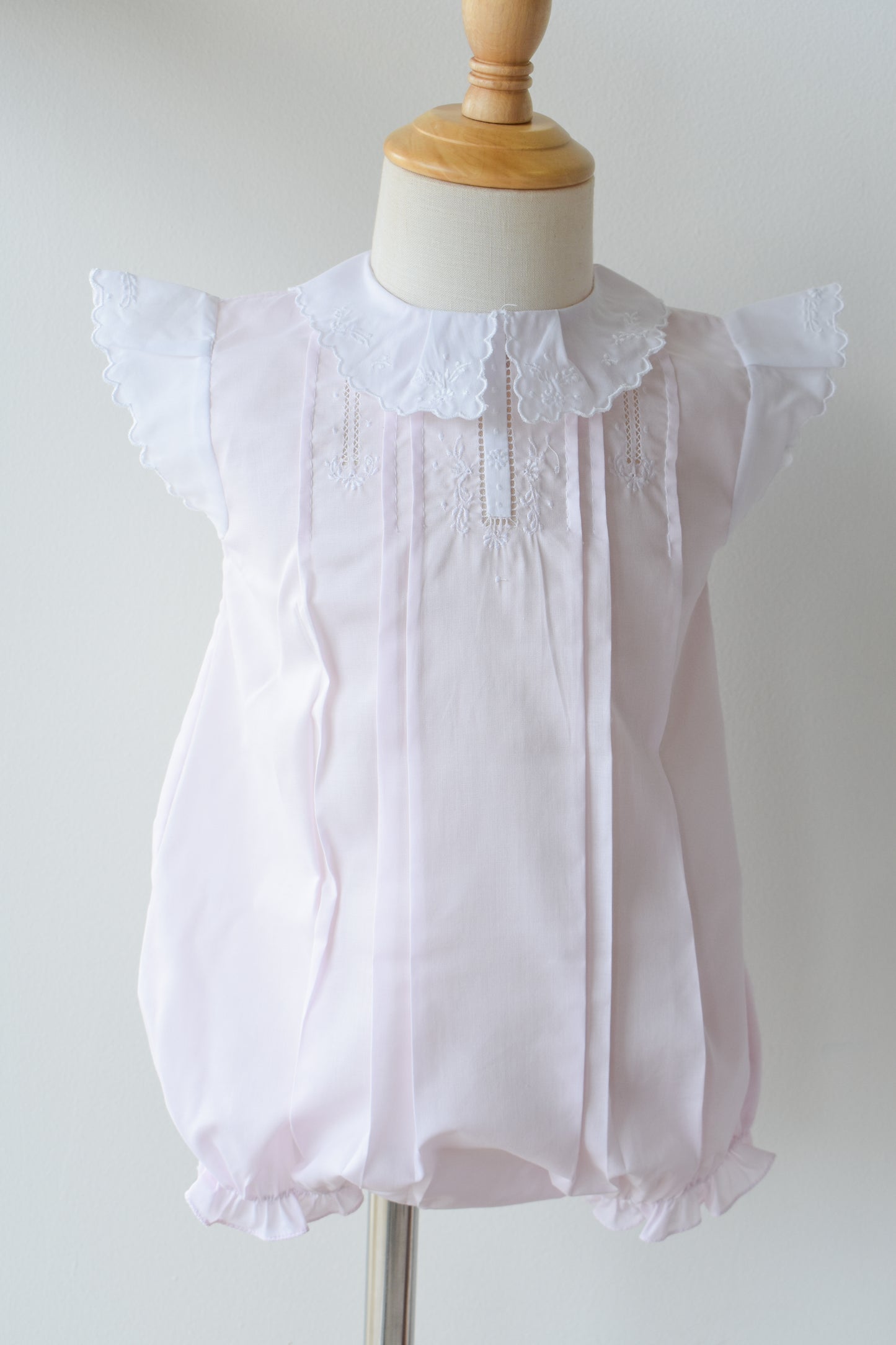 Vintage Fly Sleeve Bubble-Pink/White Trim