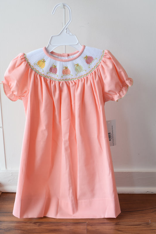 Emma’s Peachy Pumpkin Bishop Dress