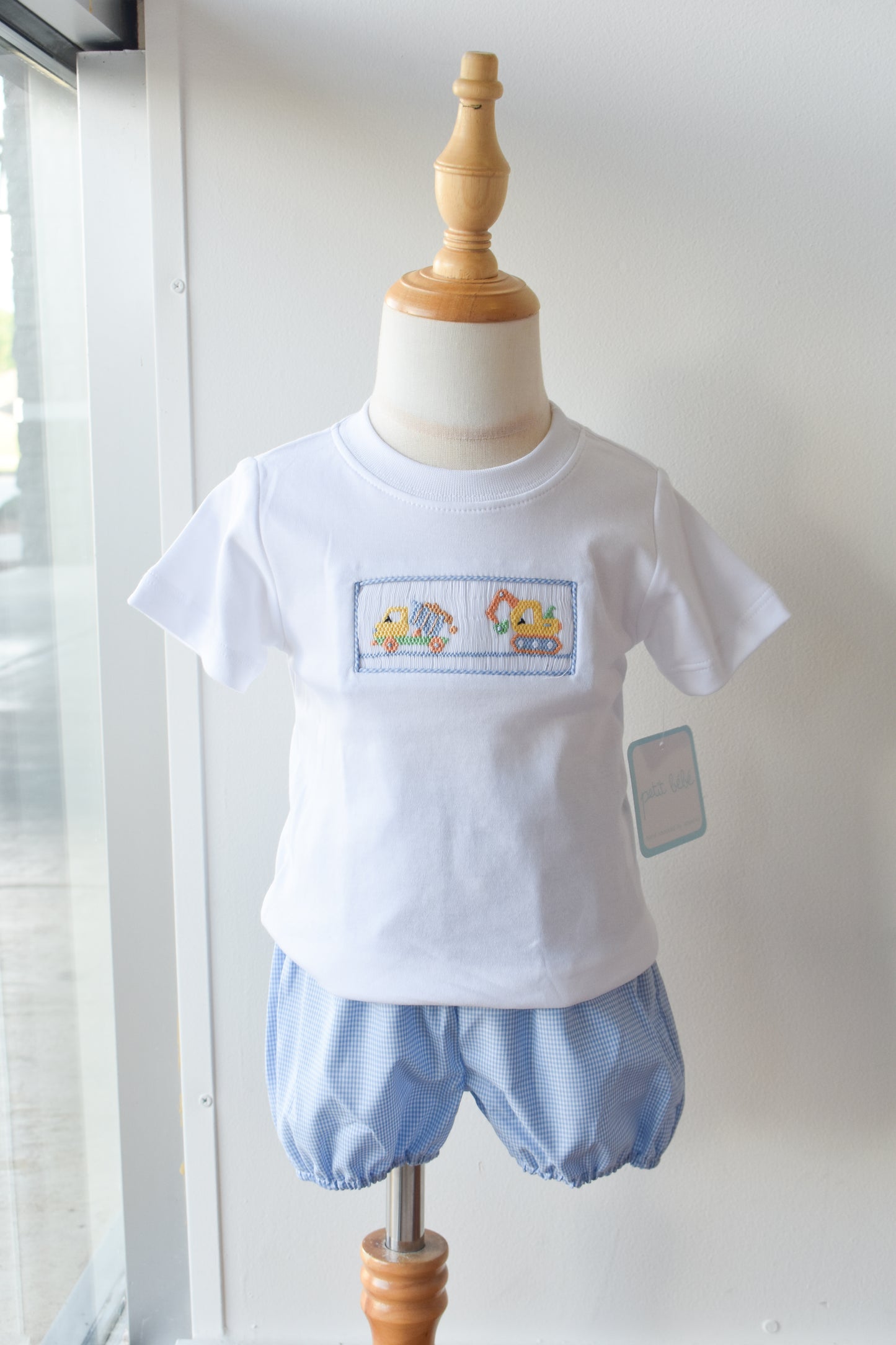 Little Loader Smocked Bloomer/Short Set