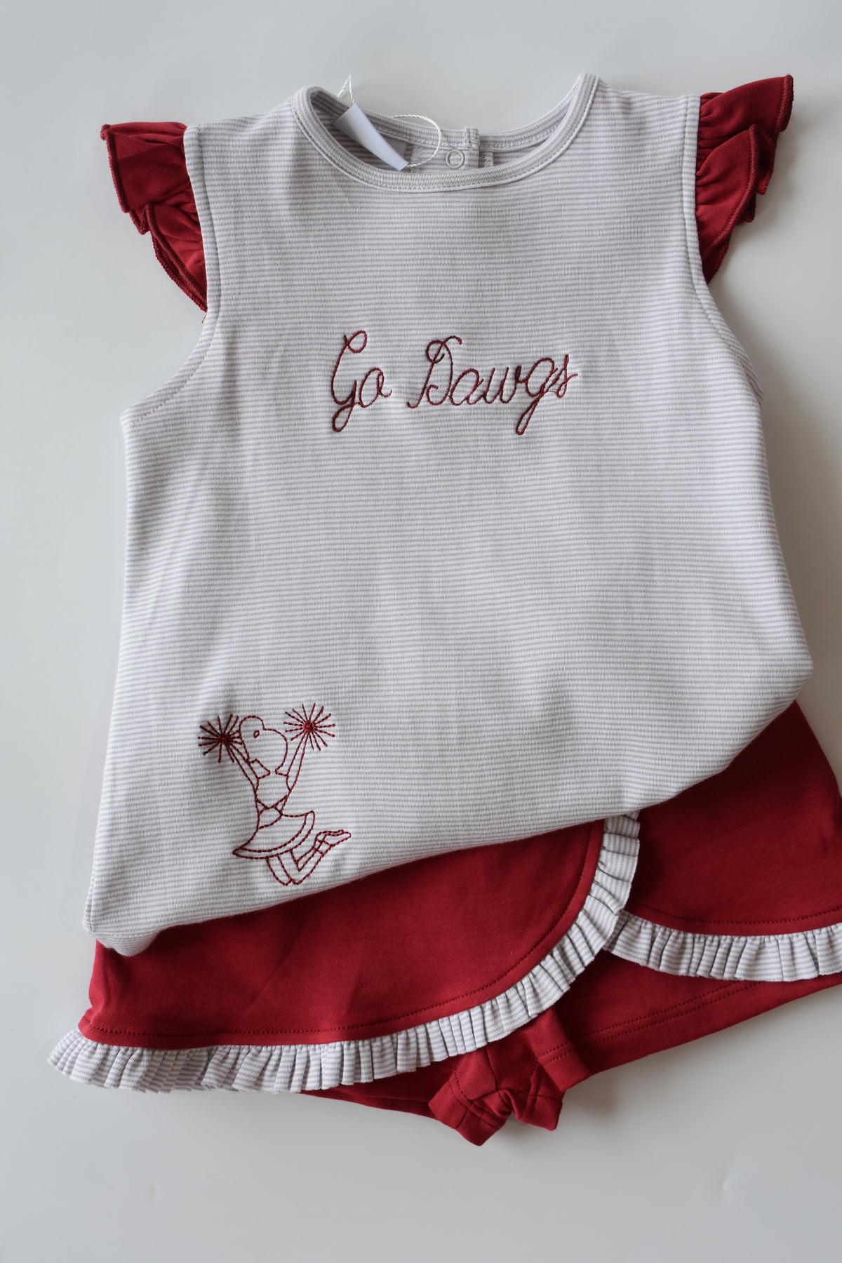 Go Dawgs Cheerleader Skort Set