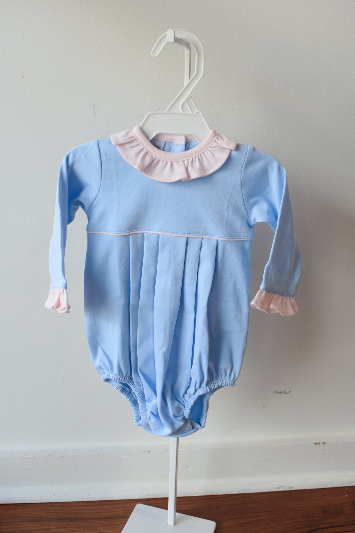 Blushing Blue Long Sleeve Bubble
