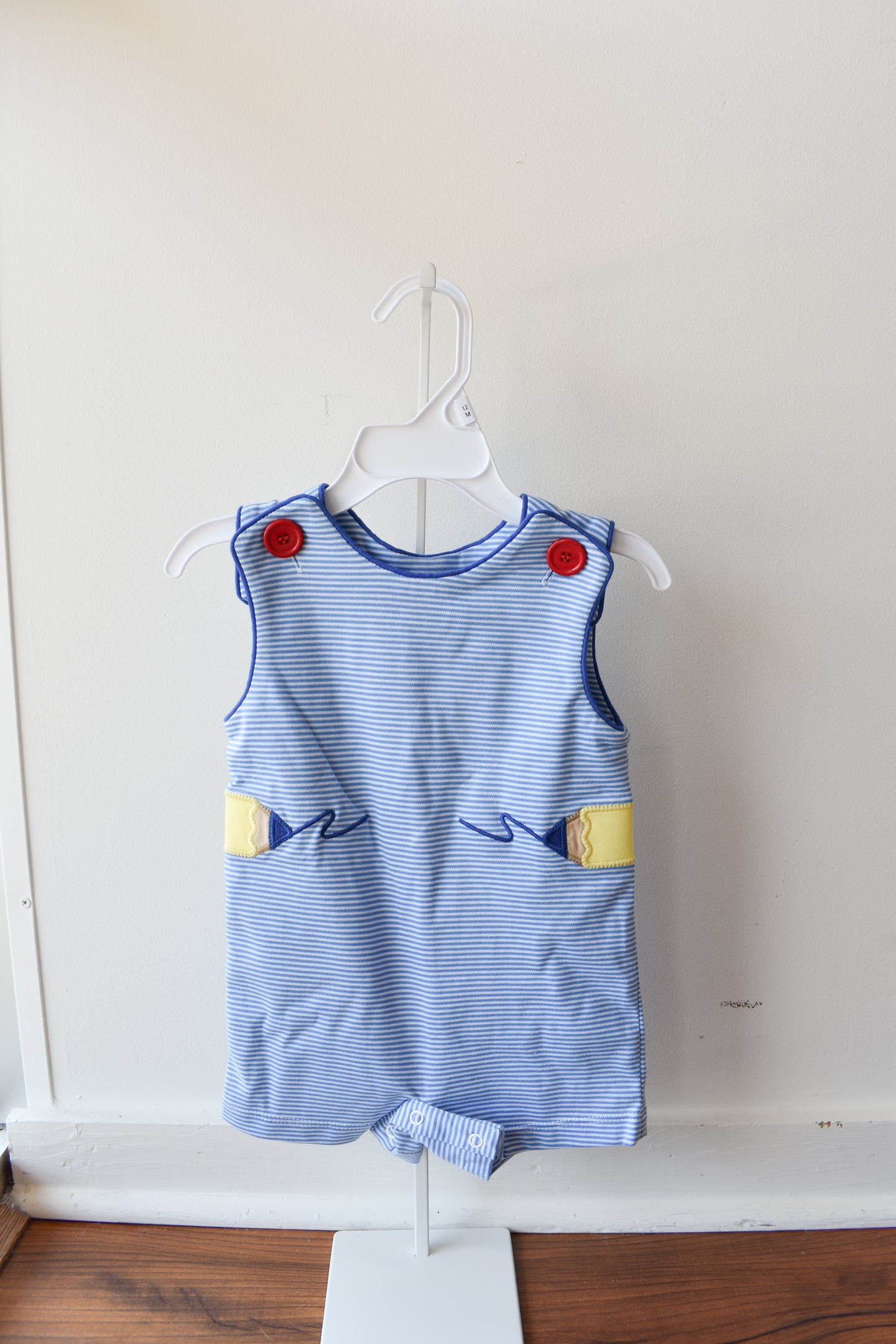 Pencil Ashton Shortall-Periwinkle Stripe Knit