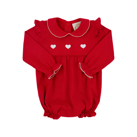Long Sleeve Biltmore Bubble-Red Bows
