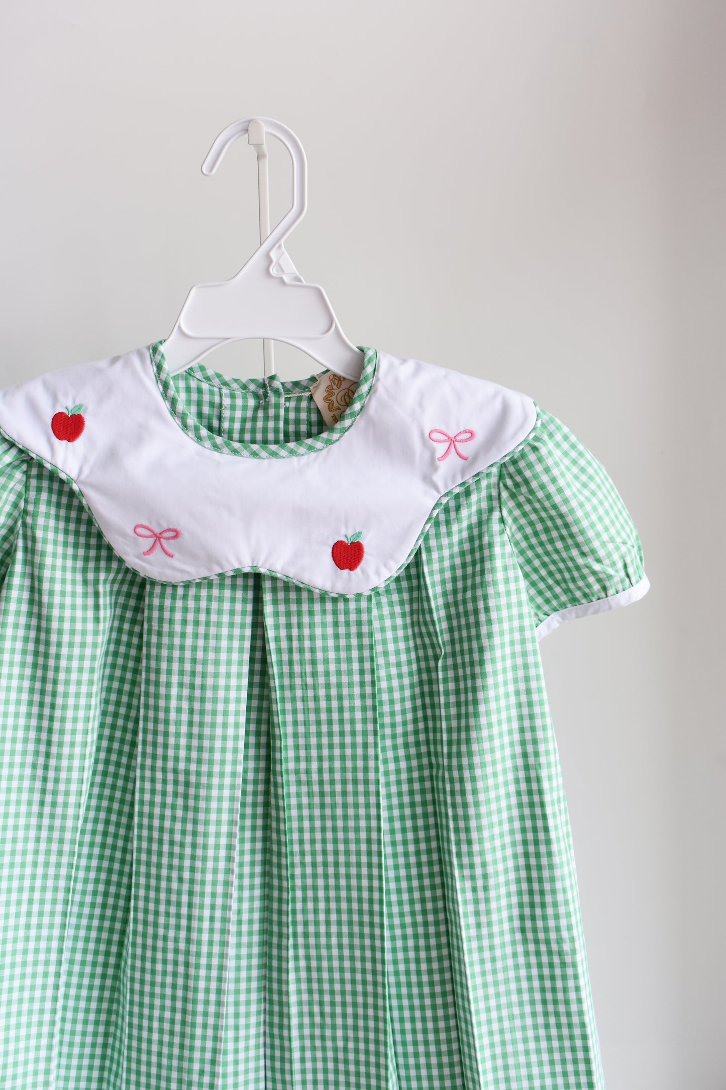 Frenchy Frock-Gibson Island Green Gingham