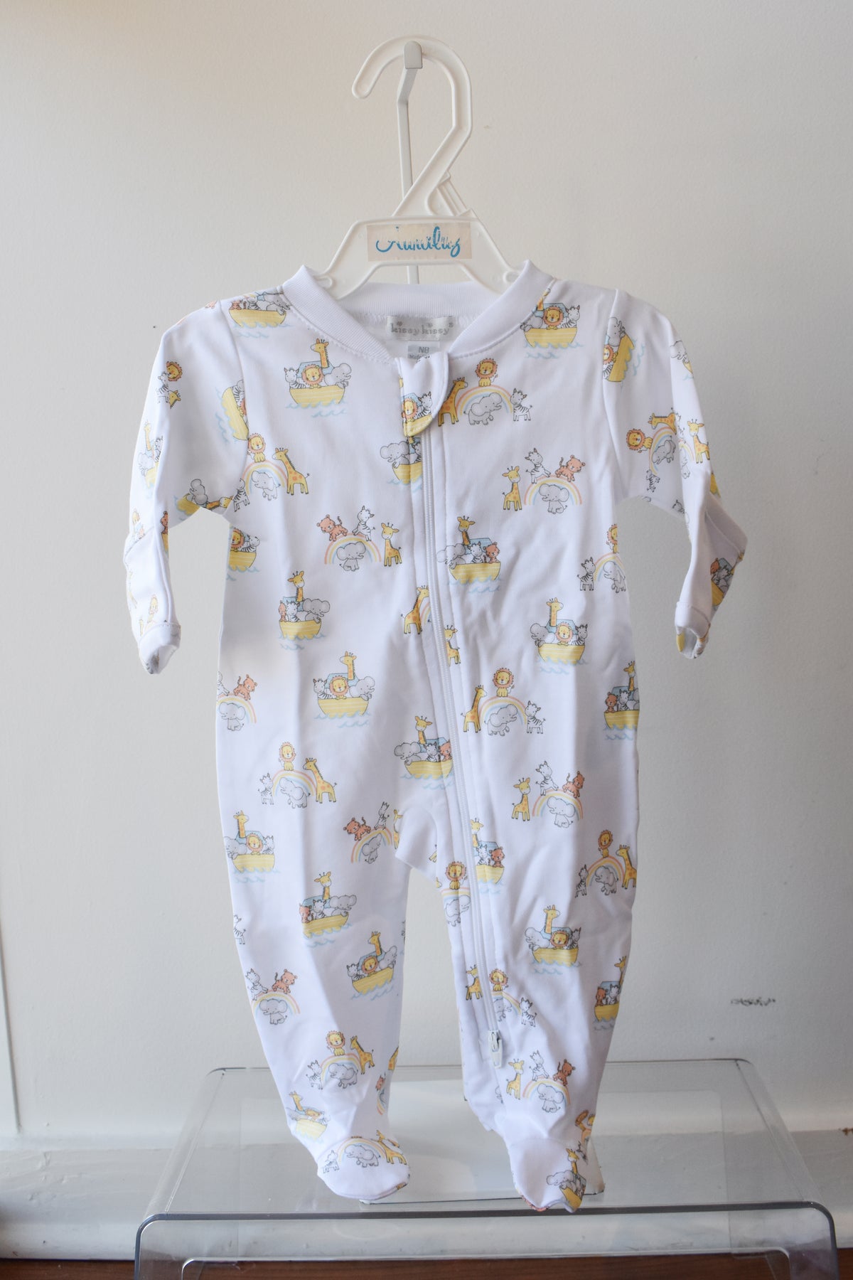 Noah's Journey Zipper Footie
