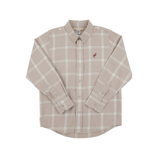 Dean’s List Flannel Dress Shirt-Thompson Park Plaid