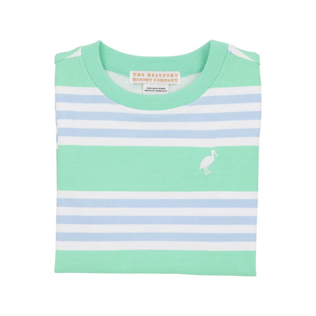 Carter Crewneck-Grace Bay Green Stripe