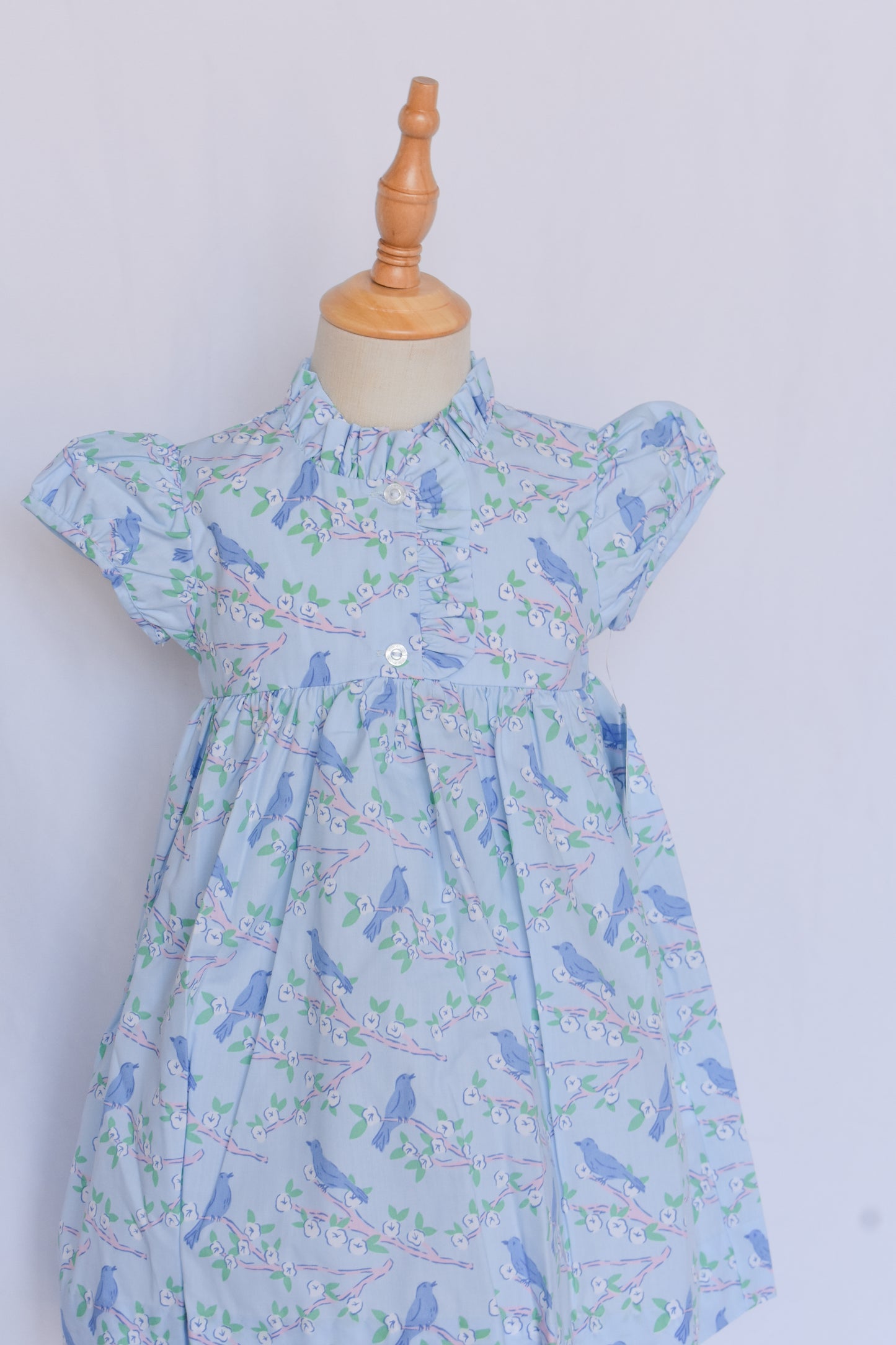 Birdie Dress-Cherry Blossoms