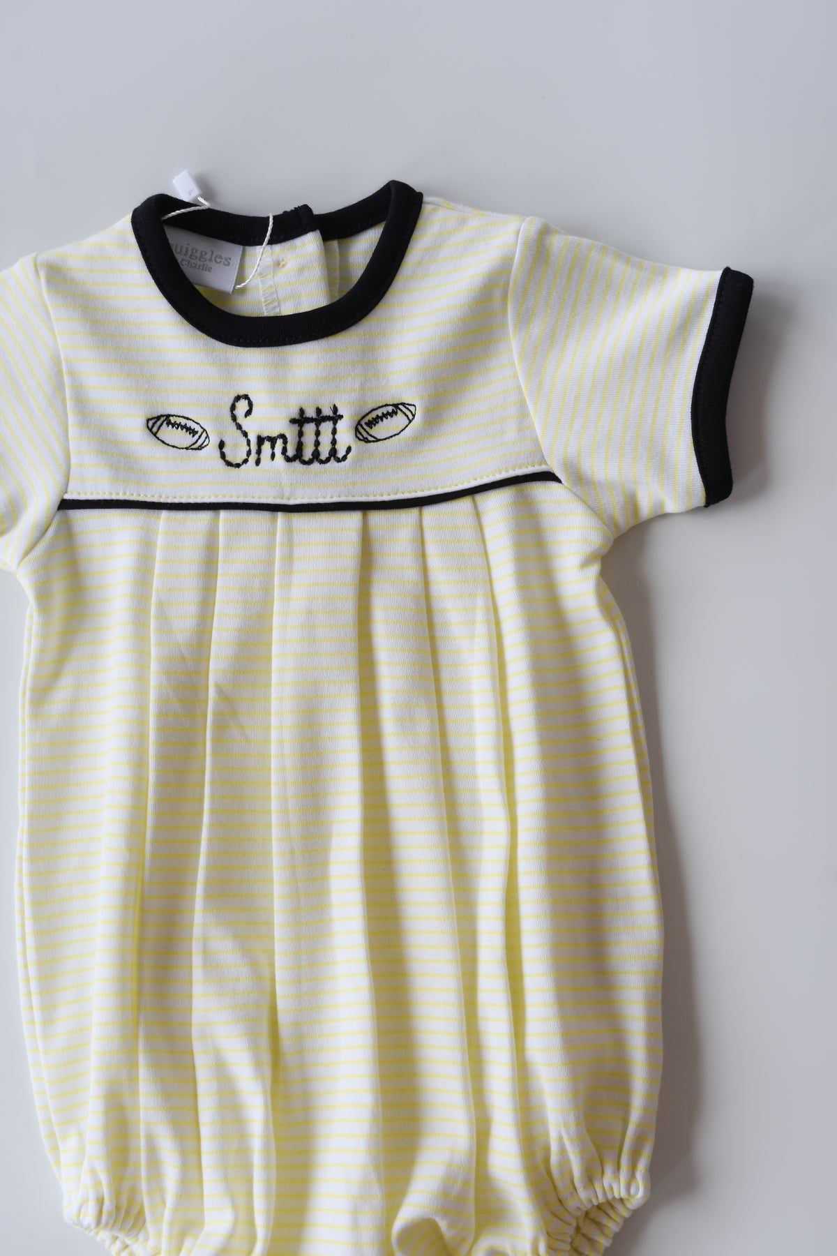 Smttt Football Embroidered Boy Bubble