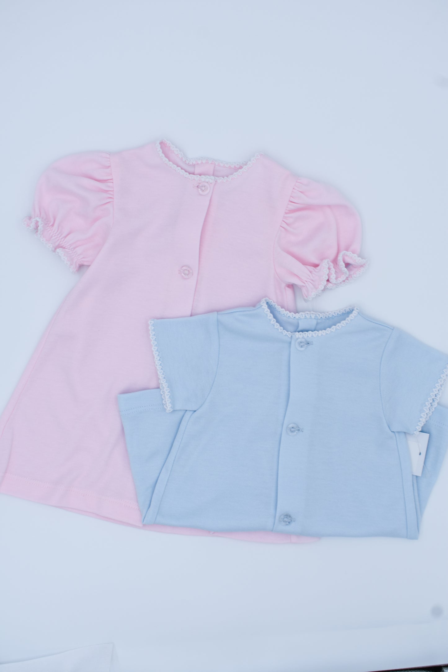 Baby Blue Crochet Knit Daygown