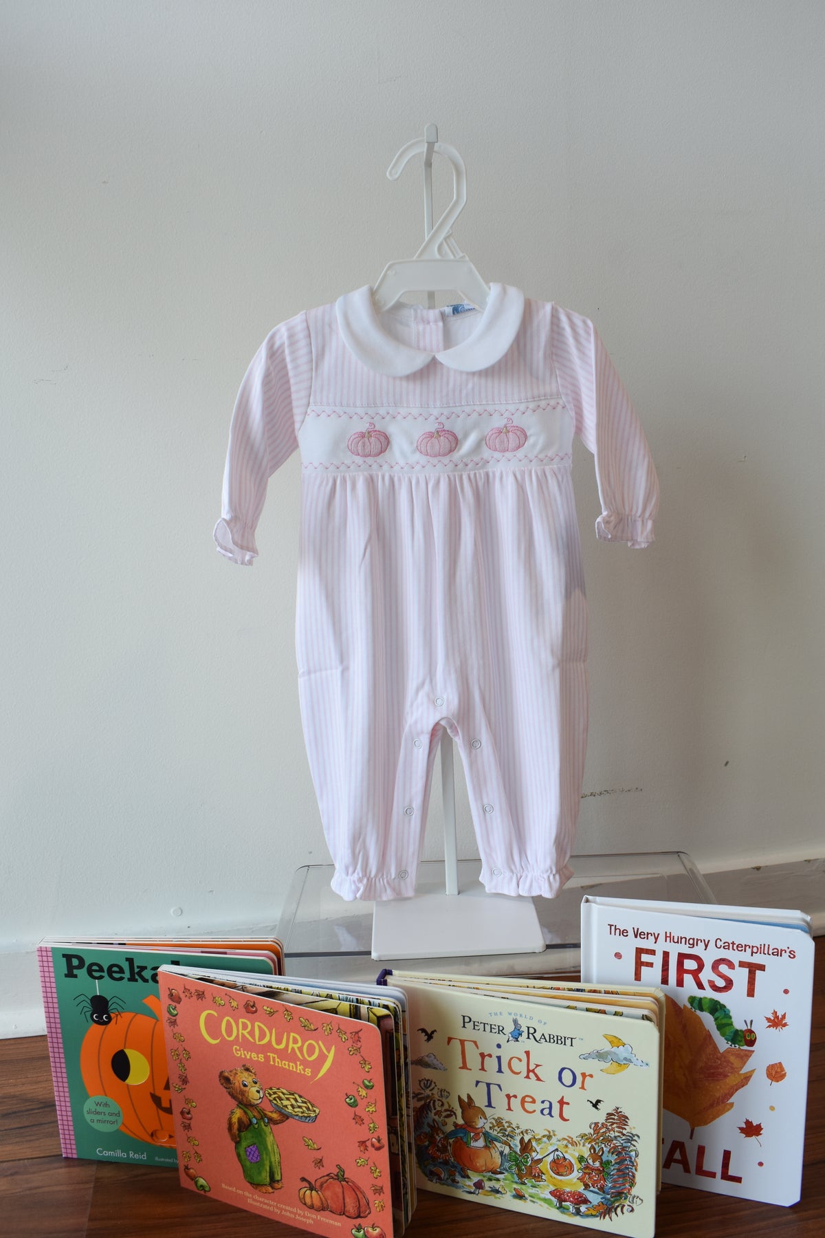 Pink Pumpkin Patch Nella Stripe Playsuit