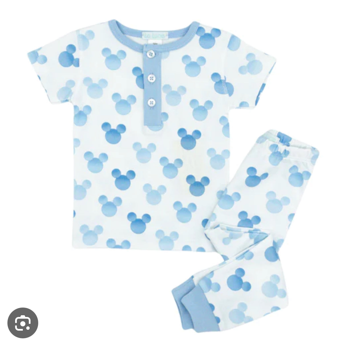 Mickey Blue Pj's Pant Set