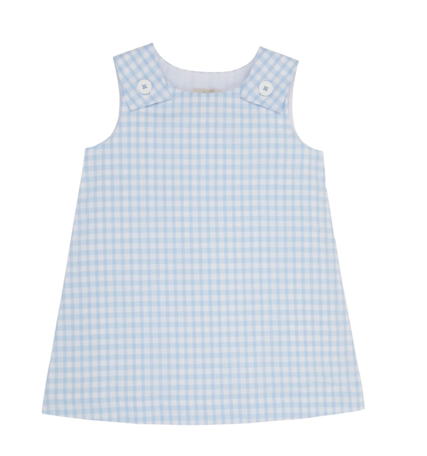 Juliet Jumper Flannel-Beale Street Blue Gingham/Worth Ave White