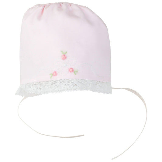 Vintage Bows & Lace Bonnet