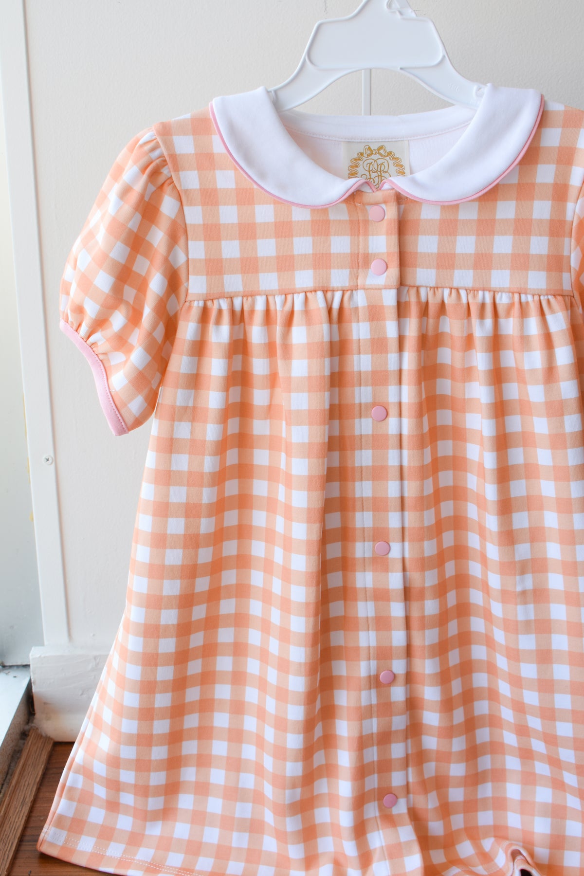 Tabitha's Heavyweight Knit Dress-Seashore Sherbet Gingham