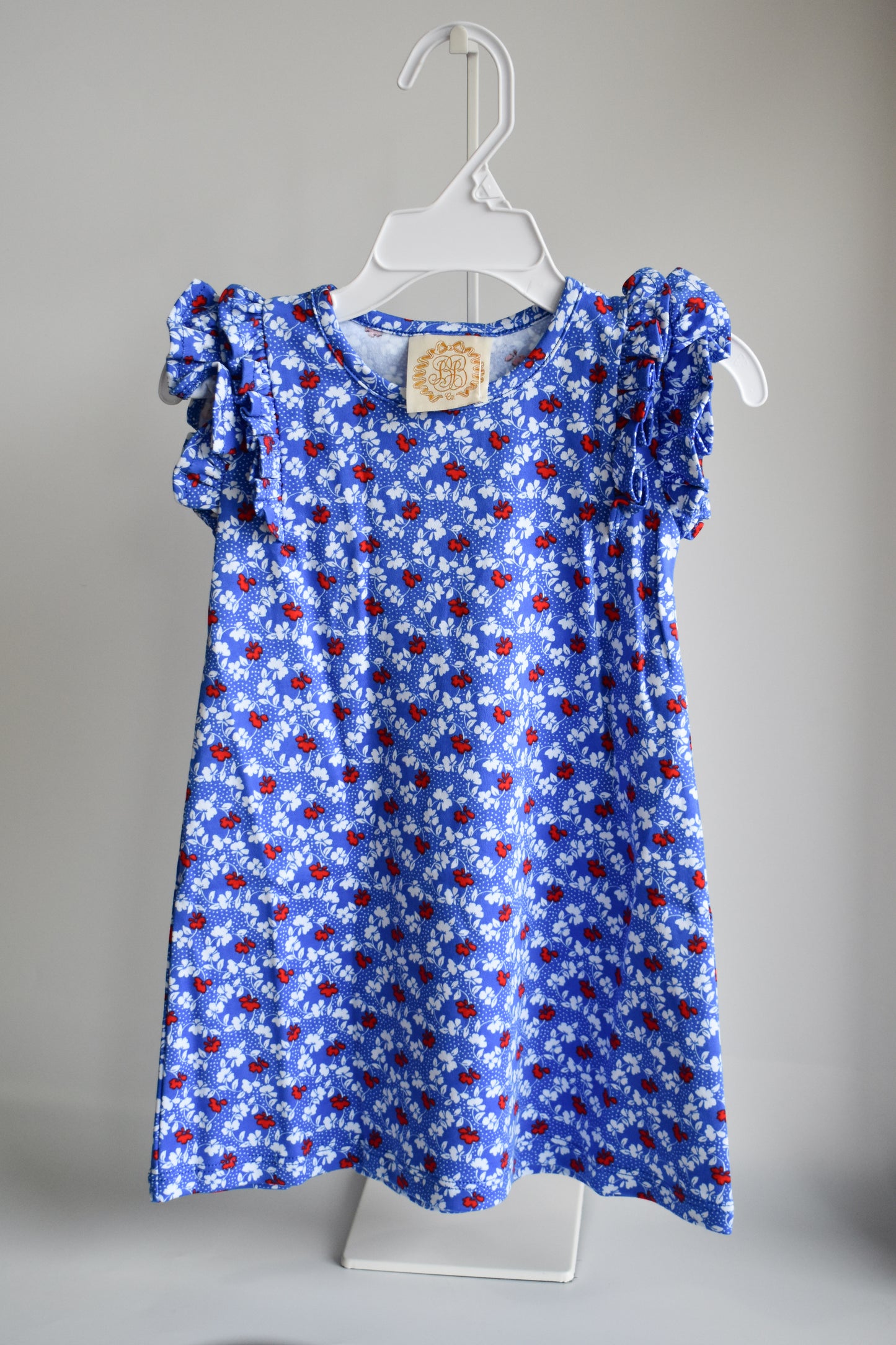 Ruehling Ruffle Dress-Potomac Petals