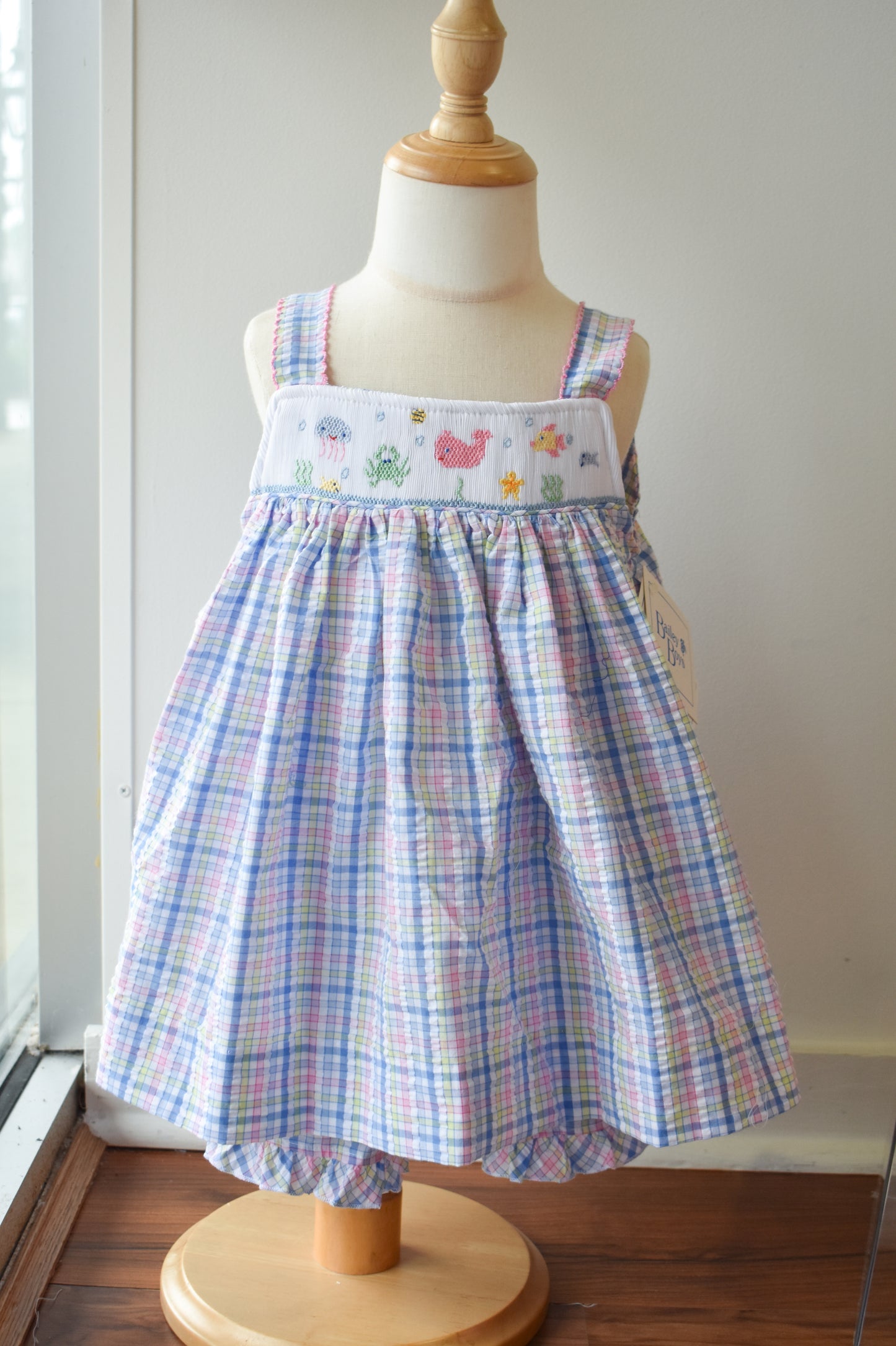 Under The Sea Girl's Ruffled Short Set