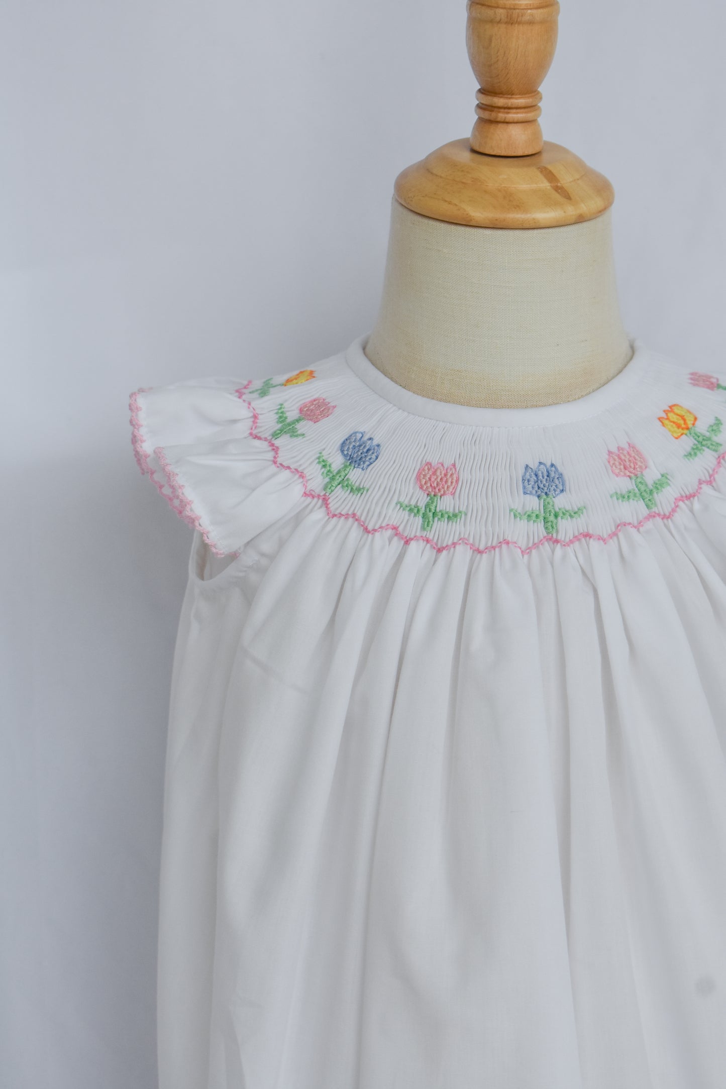 Spring Tulips Bishop Dress