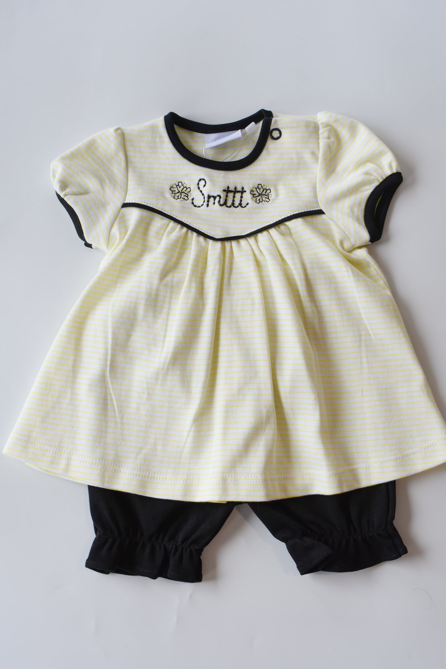 Smttt Pom Pom Embroidered Bloomer Set