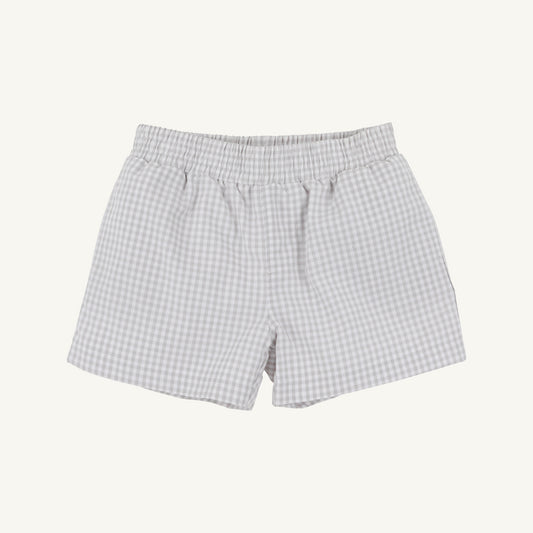 Sheffield Shorts-Grantley Gray Mini Gingham