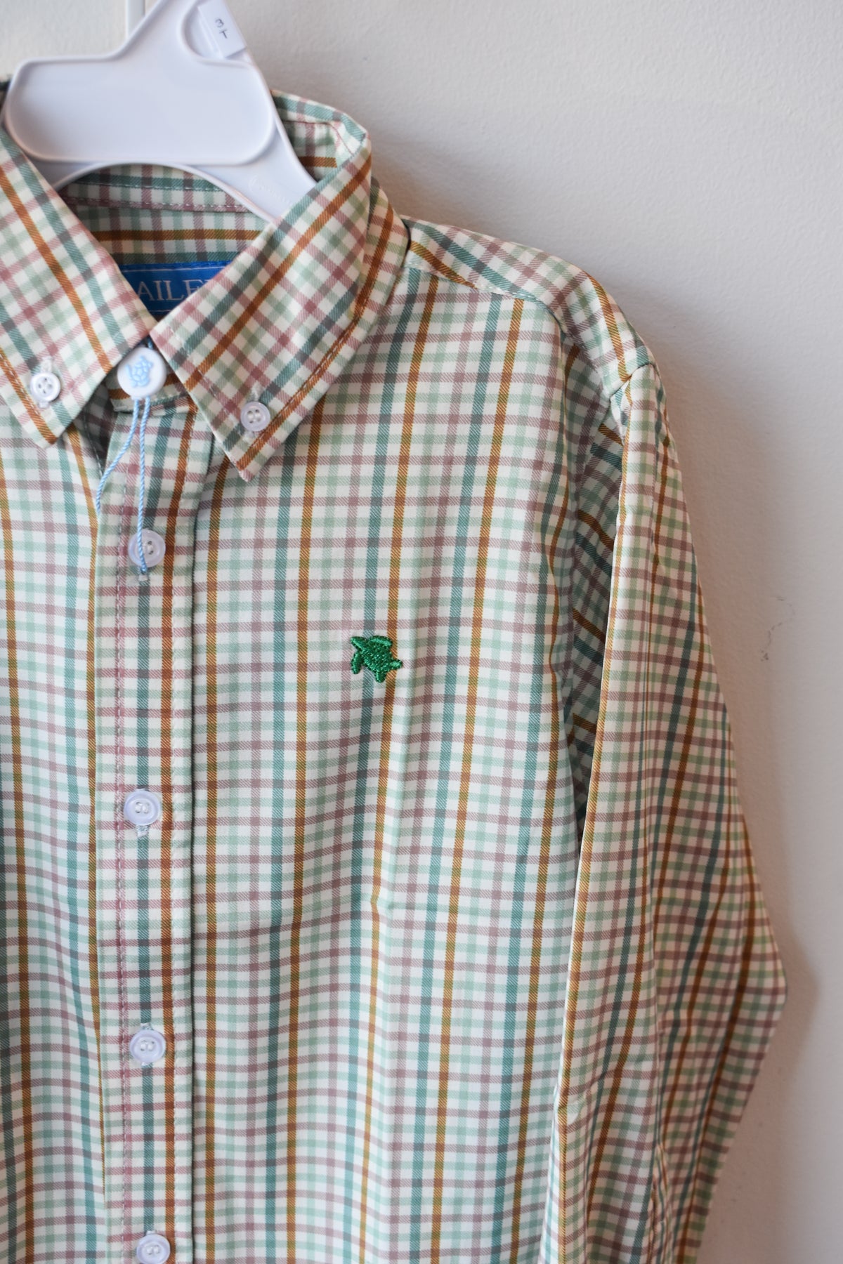 Performance Button Down Dress Shirt-Acorn Plaid