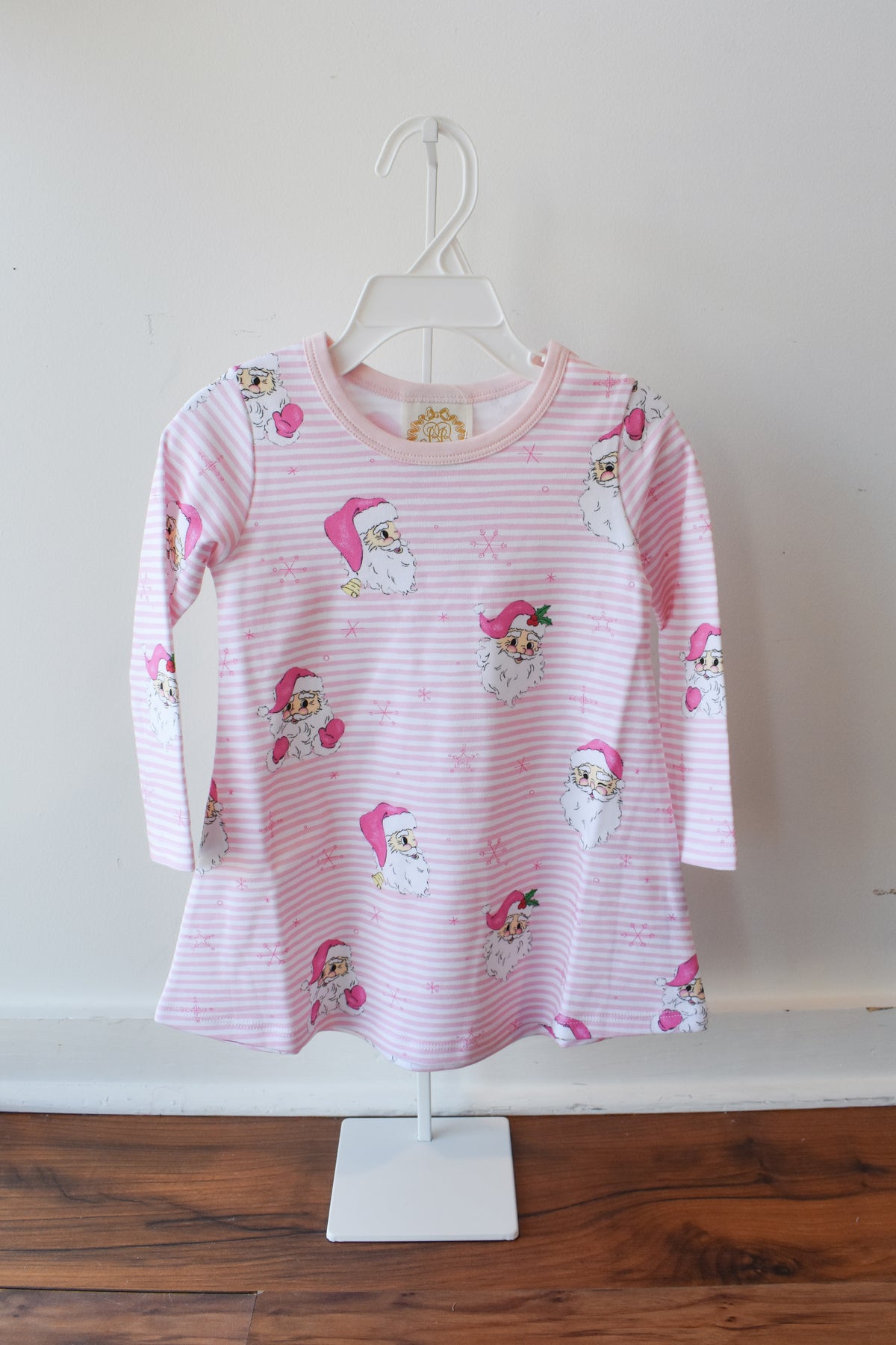Long Sleeve Polly Play Dress-Dear Santa