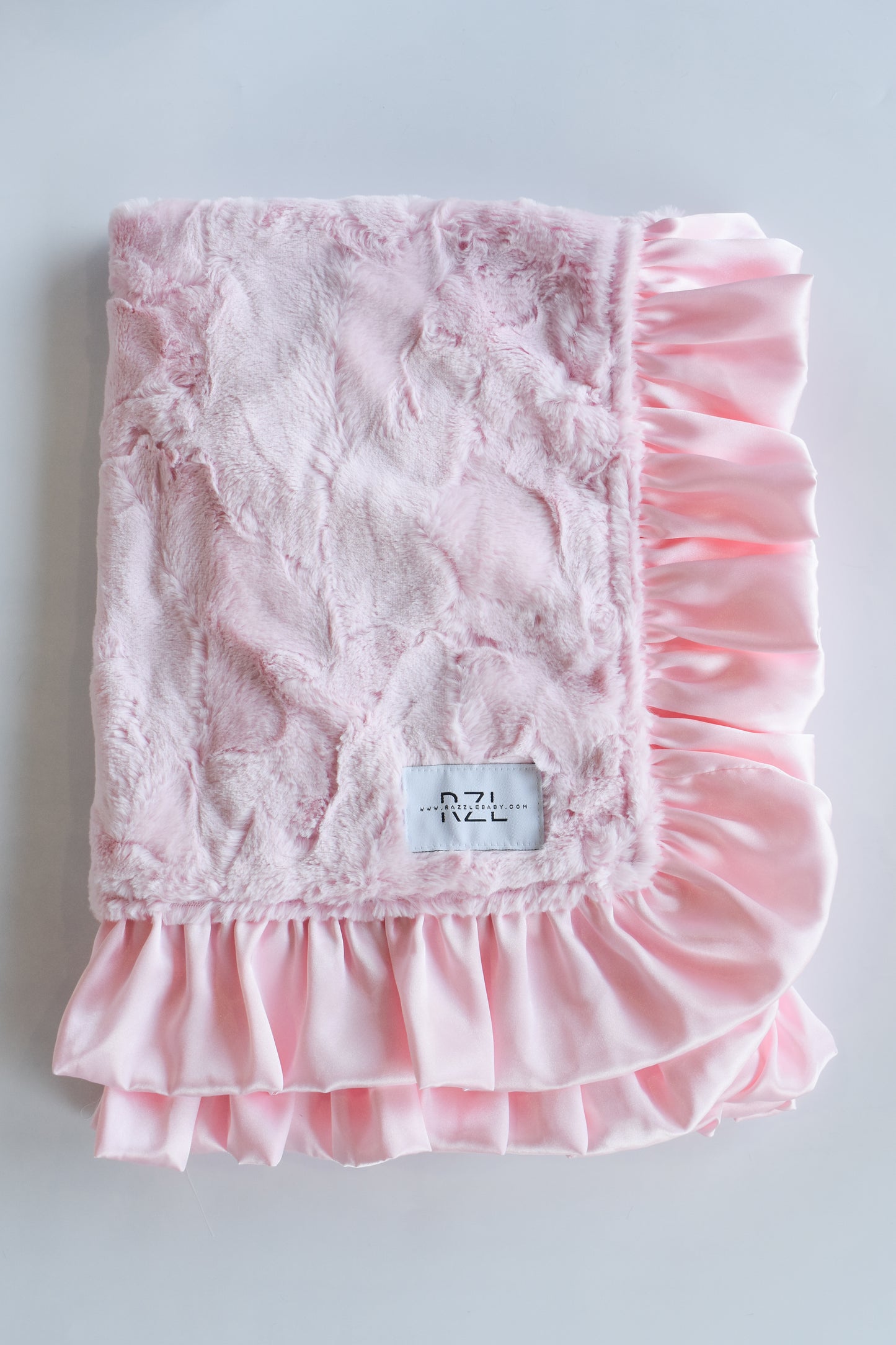 Double Plush Blanket-Classic Pink Hide