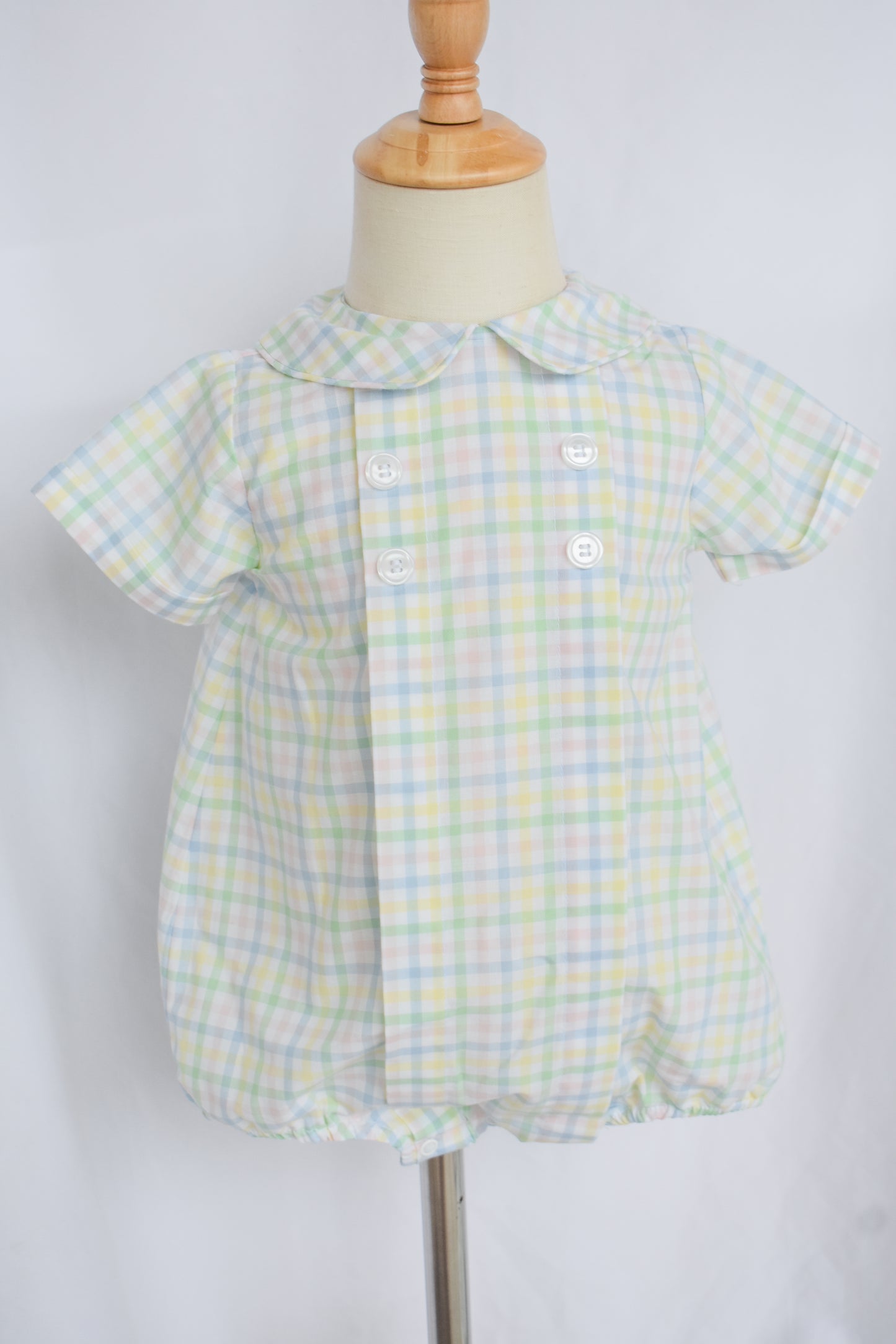 Easter Morning Plaid Dressy Boy Bubble