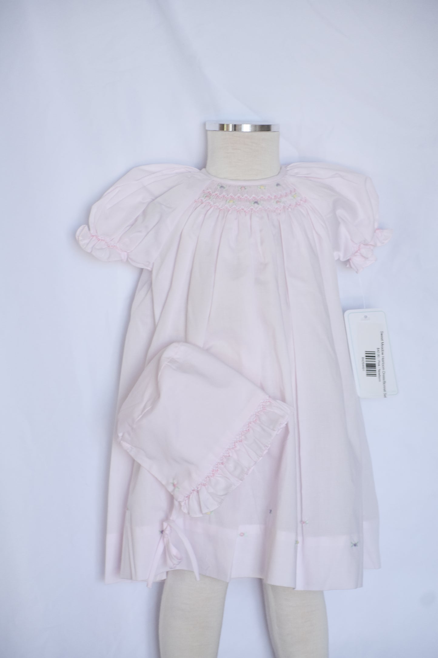 Sweet Meadow Heirloom Dress/Bonnet Set