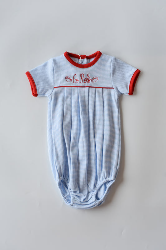 Go Rebs Football Embroidered Bubble